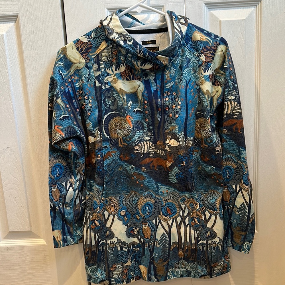 Burton Colorful Animal Print Hoodie